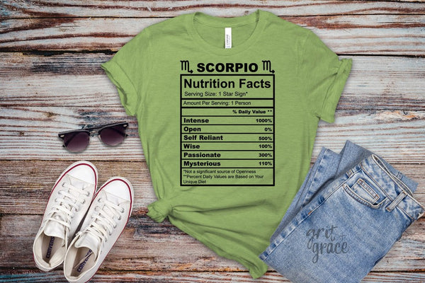 Scorpio Nutrition Facts OS26