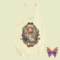 Follow the White Rabbit Alice Tank Top PVD27