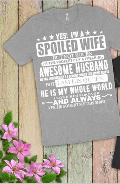 Yes! I’m a spoiled Wife PVD14