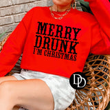 Merry drunk I’m Christmas Sweatshirt PVD67