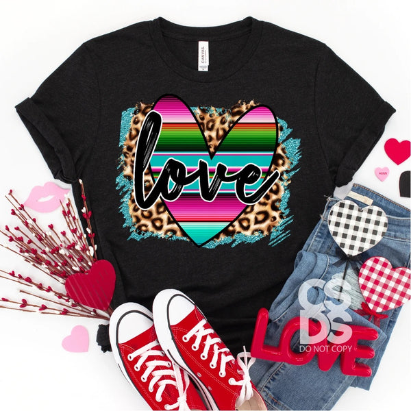 Love Serape Leopard OS22