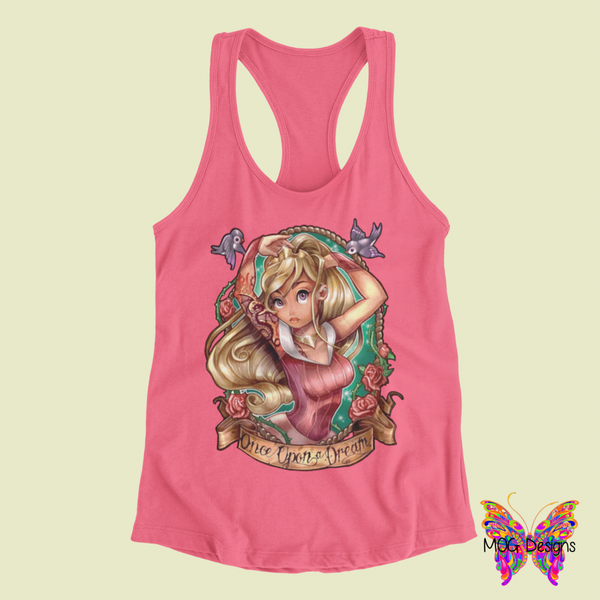 Once Upon a Dream Cinderella Tank Top PVD27