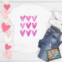 Pink Doodle Hearts OS25