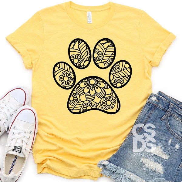 Mandala Paw Print PVD22