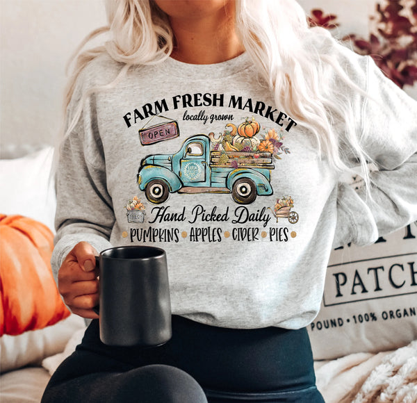 Fall Truck Sweatshirt PVD60