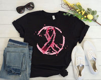 Distressed cancer ribbon PVD5