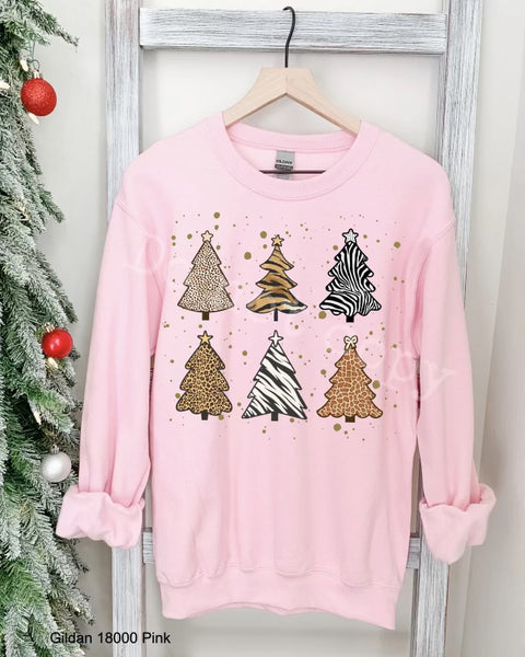 Animal Print Trees Sweatshirt PVD24