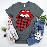 Buffalo plaid tongue OS25