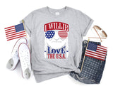 I Willie love the U.S.A