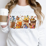 Winnie Pooh Lattes Sweatshirt