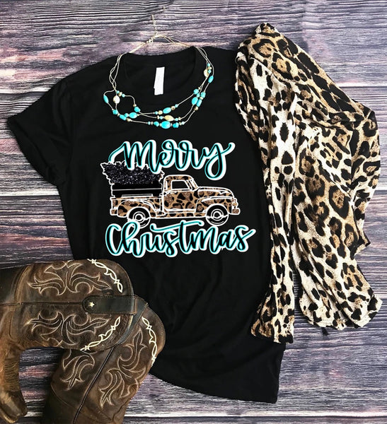 Merry Christmas leopard truck OS7