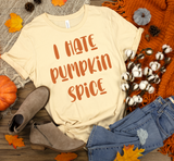 I hate pumpkin spice