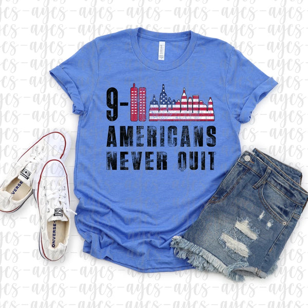 9-11 Americans Never Quit PVD62