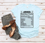 Aries Nutrition Facts OS26