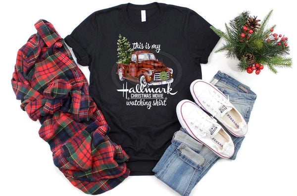 Hallmark movie watching shirt