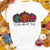 Wild about Fall colorful pumpkins PVD22